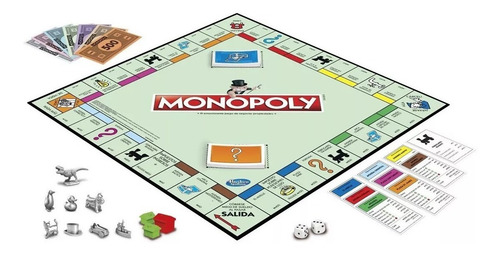 Imagen 2 de 3 de Monopoly Monopolio Clasico Edicion Familiar Hasbro Original