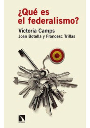 ¿Qué es el federalismo?, de Victoria Camps. Editorial CATARATA, tapa blanda, primera edición en español, 2016