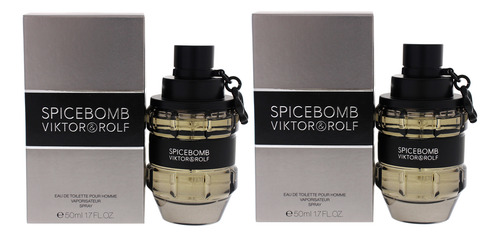 Perfume Viktor And Rolf Spicebomb Edt 50 Ml Para Homens, Pac