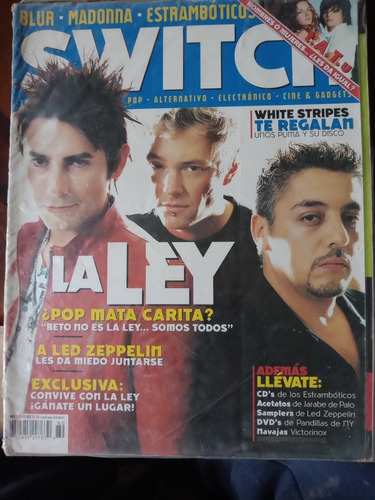 La Ley En Revista Switch T.a.t.u., Led Zeppelin Agosto 2003