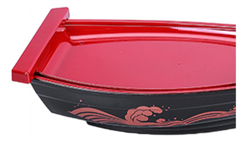 Plato Con Forma De Barco De Sushi Plato Para Servir M Rojo