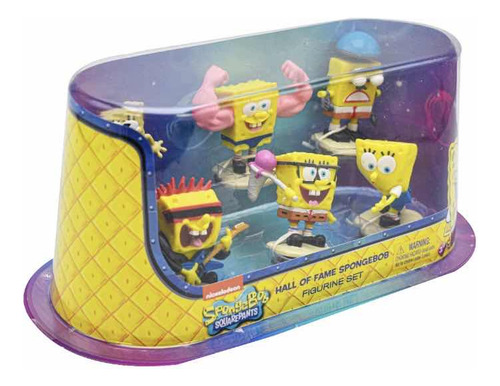 Bob Esponja Hall Of Fame Spongebob 6 Figuras Just Play (Usado)