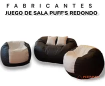 Comprar Juego De Sala Puff Sofas Sillas Sillones Casa Departamento 