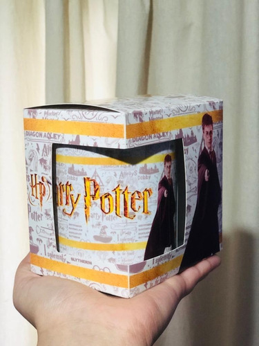 Taza Magica Harry Potter Con Caja Tematica Varios Modelos