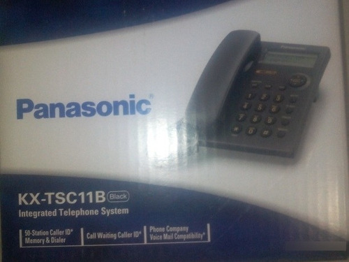 Imagen 1 de 4 de Telefono Panasonic Kx-tsc11b Para Oficinas Y El Hogar 