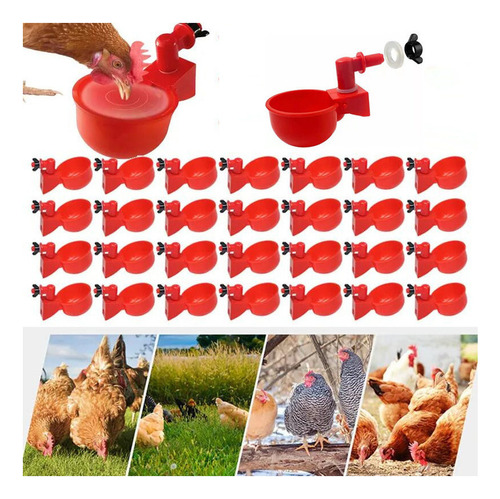 30 Bebederos Automáticos Para Aves De Corral, Pollo, Codorni