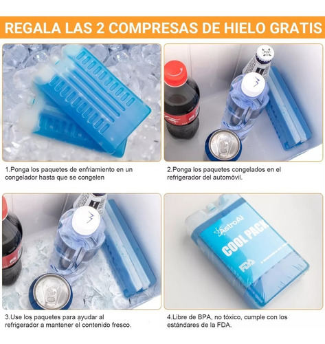 Astroai Refrigerador Eléctricoi 26 Cuartos De Galón/24 Litro