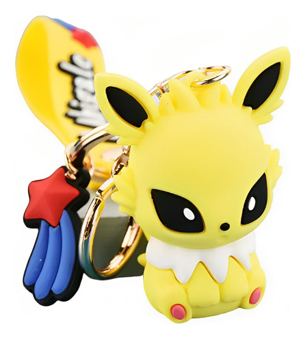 Jolteon Animado Pokemon Nintendo Anime Llavero Broche