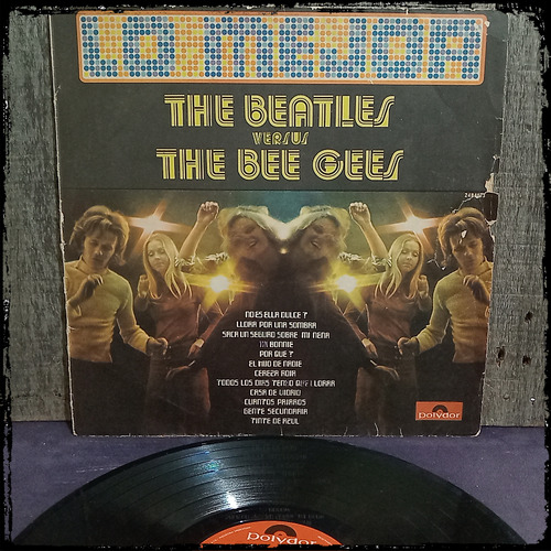 The Beatles Versus The Bee Gees - Arg 1975 Vinilo Lp