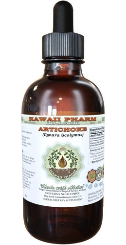Hawaii Pharm Alcachofa Extracto Líquido Sin Alcohol 2oz