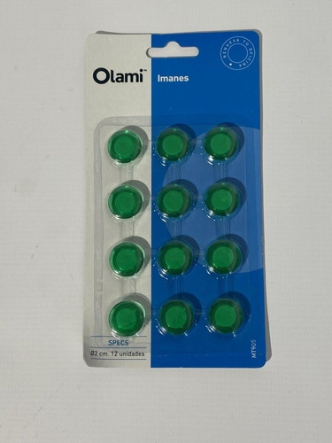 Imagen 1 de 5 de Imanes X12 Unidades Olami Mt905