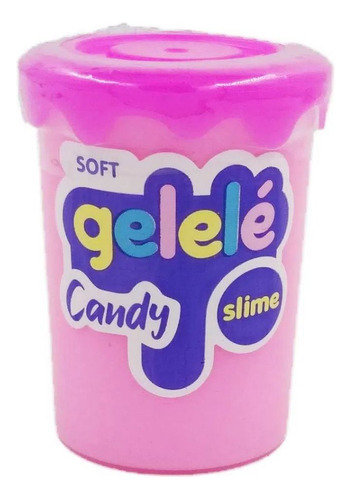 Gelelé Slime Candy Soft Gelelé 180g - Rosa