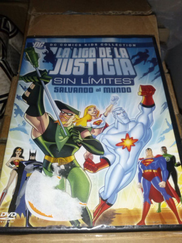 Dvd La Liga De La Justicia - Salvando Al Mundo  Nuevo