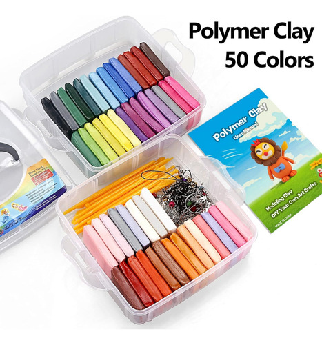 Kit De Arcilla Polimerica De 36 Colores