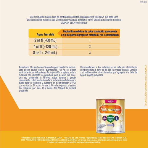 Fórmula Infantil Nutramigen Premium Con Lgg - 6 Latas 2.1 Kg