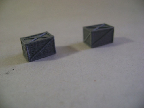 Imagen 4 de 10 de Nico 6 Cajas Carga De Vagones Miniature World H0 (mnw 63)