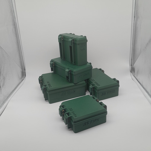 Caja Porta Balas Munición 200 Balas Cal. .17 Hmr (apilable)