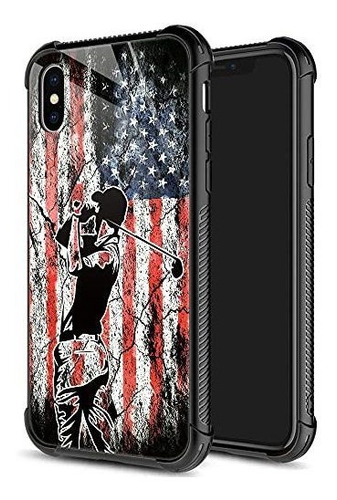 iPhone XR Caso, Bandera De Golf iPhone XR Casos Para D1vk3