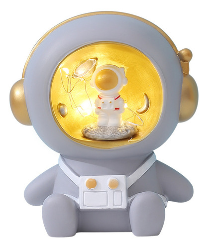 Bonita Lámpara Nocturna Para Bebé Con Forma De Astronauta, C