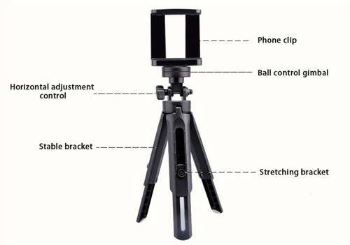 Trípode Soporte Extensible Para Telefono Celular Smartphone