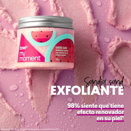 Imagen 2 de 8 de Cyzone Scrub Sandia Sand My Moment, 180 Gr.