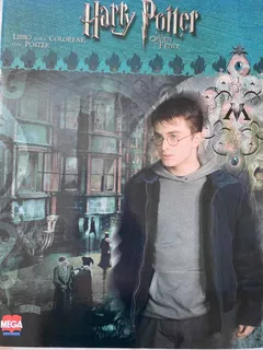 Pack X 3 Libros Para Colorear Harry Potter Y Poster