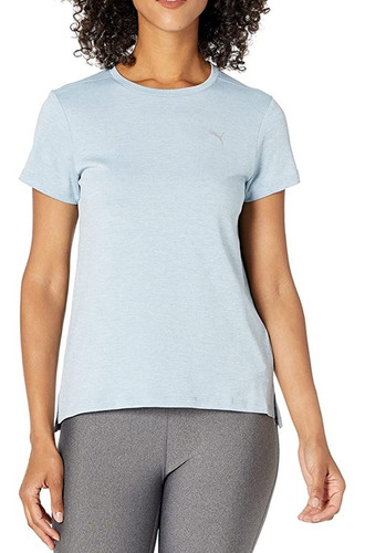 Camiseta Remera Puma Heather Running Dama Mvd Sport