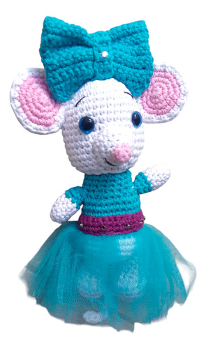 Ratoncita Bailarina Amigurumi