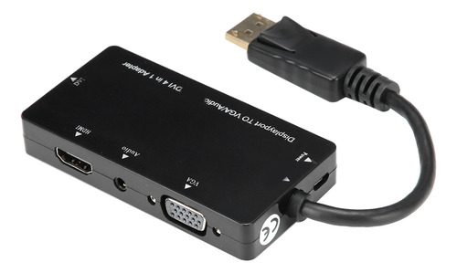 Cable Adaptador 4 En 1 Displayport A Hdmi/vga/dvi/audio .