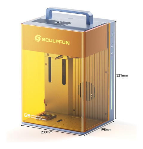 Máquina De Grabado Láser Sculpfun G9, Láser Dual 2 En 1
