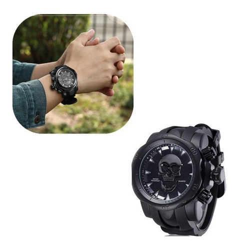 Reloj De Cuarzo Calavera Para Hombre