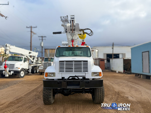 Grua Barrena 1999 International 4700 Con Terex De 11.72 Ton