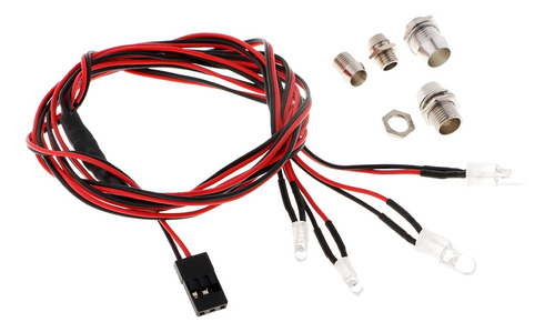 Imagen 1 de 9 de Faros Led Lámpara 4.8-6v Para Rc Modelo Coche De Deriva