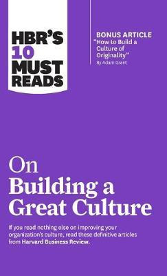 Libro Hbr's 10 Must Reads On Building A Great Culture - J...