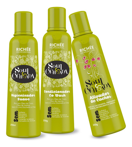 Richée Soul Cacheada Kit Home Care