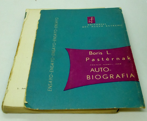 Autobiografía. Boris L. Pastérnak.