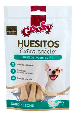 Snack Premium Hueso Extra Calcio 40gr Goofy