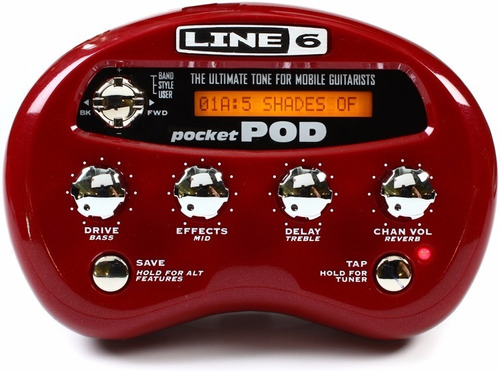 Imagen 1 de 1 de Procesador Efectos Line 6 Pocket Pod Portable Musicapilar