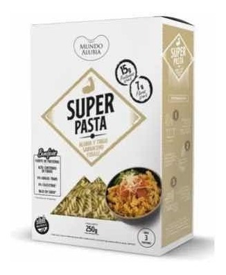 Súper Pasta Alubia Y Trigo Sarraceno Sin Tacc X 250 Grs