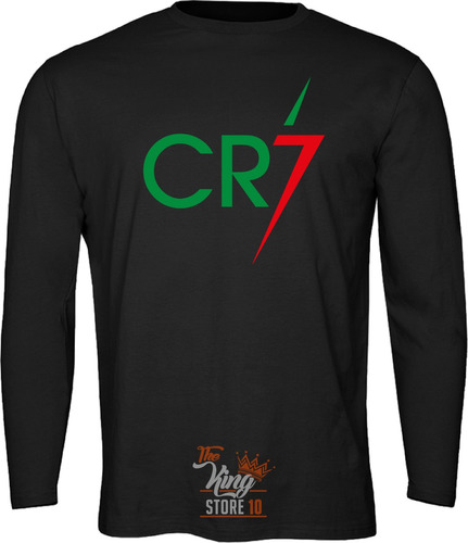 Polera Manga Larga, Cr7, Cristiano Ronaldo, Thekingstore10