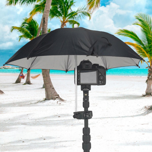 De Cámara Con Soporte De Accesorio De Clip Parasol Para