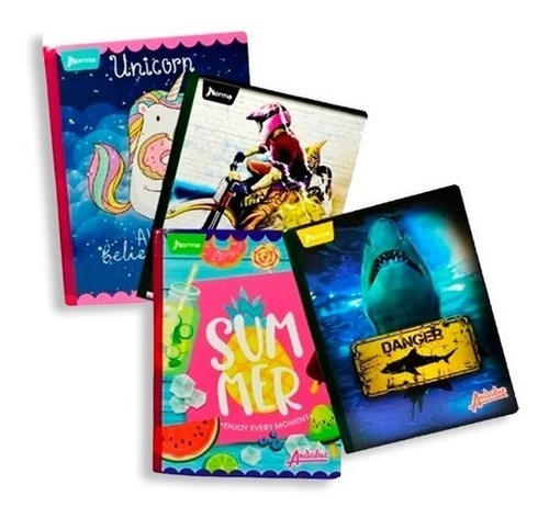 Imagen 1 de 1 de Libretas Escolares Norma Cosidas Economicas 100hjs X 7 Unds