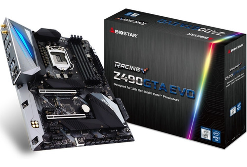 Tarjeta Madre Biostar Z490gta Evo Intel 1200 Ddr4 Atx