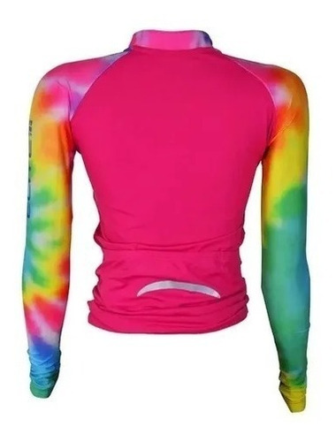 Imagem 2 de 3 de Blusa Manga Longa Feminina Ciclismo Pink 135175 Elite Bike