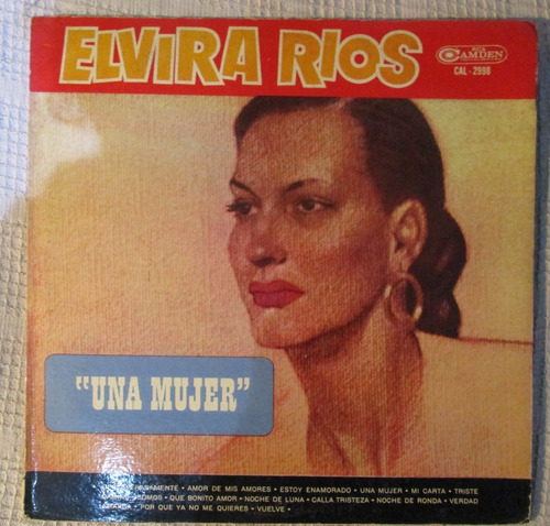 Elvira Ríos - Una Mujer (rca Camden Cal-2998)
