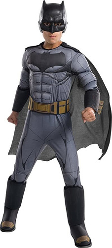 Disfraz Infantil De Lujo De Batman, De La Liga De La Justici
