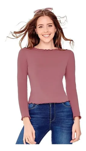 Blusas ilusion manga larga hotsell