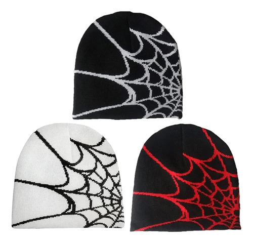 Y2k Beanie Beanies Y2k - Gorro De Araña Y2k, Gorro Para Muje