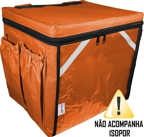 Imagem 3 de 6 de Bolsa Mochila Bag Delivery Lona S Lanche Sem Isopor 35cm