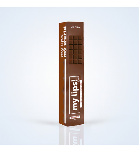 Gloss My Lips Choco 4ml Wepink Virgínia Chocolate Volume Acabamento Brilhante